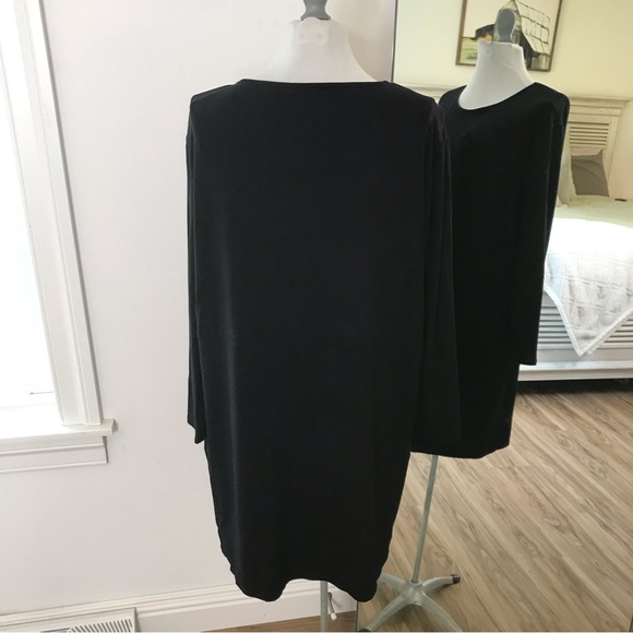 Eileen fisher black dress size small - Picture 5 of 8